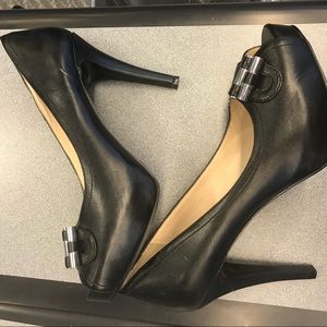 Nine West Peep Toe Platform Heels